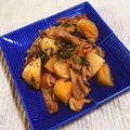Chiccoちこ's cooksnap of when they made 話題入り！ 豚こまとカブの醤油炒め.