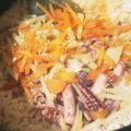 ふぁんたにゃん's cooksnap of when they made いか大根の煮汁で★炊き込みご飯♡.