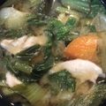 ローズマリー★'s cooksnap of when they made めっけもん♪ささみ肉入り味噌汁.