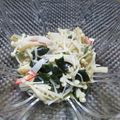 ジョングレ's cooksnap of when they made ワカメとエノキの酢の物.