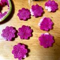 クック4JJMG3☆'s cooksnap of when they made 型抜き紅芯大根の甘酢漬け♡お弁当に.