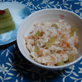 かえこんぼ's cooksnap of when they made 蕗（フキ）と干しエビの炊き込みご飯.