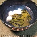 ふたごママちゃん's cooksnap of when they made めかぶ茶でお吸い物.