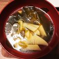 murasakii's cooksnap of when they made ヘルシー！たけのことわかめの中華スープ.