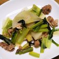 あ～ちゃんさ～ちゃん's cooksnap of when they made あっさり小松菜大根豚肉炒め＊.
