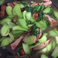 クック8S09BZ☆'s cooksnap of when they made 青梗菜と焼豚のささっと炒め.