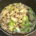 ♡yummy♡'s cooksnap of when they made しめじと白ねぎの塩麹きんぴら.