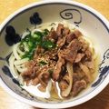 えいてぃえいと's cooksnap of when they made 簡単☆肉うどんの「肉」.