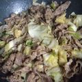 ｋｒｋｒ２８２９'s cooksnap of when they made キャベツと牛肉の甘辛オイスター炒め.