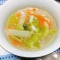 futiri's cooksnap of when they made 白菜と人参のマロニー中華スープ.