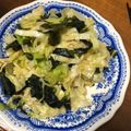 クックYTVW6M☆'s cooksnap of when they made 簡単☆キャベツとわかめのナムル.