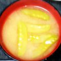 バニラchan's cooksnap of when they made 簡単絹さやのお味噌汁.