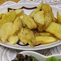 ゆけり３兄弟's cooksnap of when they made *焼き揚げる*皮付きフライドポテト.