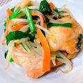 ☆３匹の子ぶた☆'s cooksnap of when they made 簡単激ウマ♪鶏むね肉で節約レバニラ風.