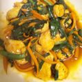 yukanori's cooksnap of when they made 柔らかささみとニラのスタミナ炒め.
