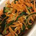 ディナーカレー's cooksnap of when they made ごま油香る♡人参とニラのにんにく塩炒め.