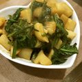 まり餅's cooksnap of when they made ポテトとほうれん草のオイバターソテー.