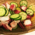 幸せな日々's cooksnap of when they made たこときゅうりの酢の物.