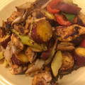 おーちゃん♡'s cooksnap of when they made さつまいもと豚肉の粒マスタード炒め.