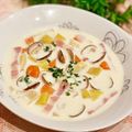 なつき☆ミ's cooksnap of when they made 簡単本格味クラムチャウダー.