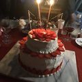 VanDyke's cooksnap of when they made クリスマスケーキ用にスポンジケーキ.