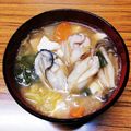 ☆魔矢☆'s cooksnap of when they made 温まる～♡牡蠣の具だくさんお味噌汁♪.