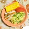 mmameco's cooksnap of when they made 青梗菜・キャベツとさつま揚げのサラダ♪.