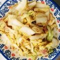なち1225sd's cooksnap of when they made 白菜とベーコンと卵.
