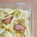 シナモシナモ's cooksnap of when they made ◆ｷｬﾍﾞﾂとｳｲﾝﾅｰのﾚﾝｼﾞ蒸し◆.