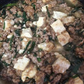 maberusunu's cooksnap of when they made 豆腐・ニラ・ミンチのとろとろ炒め♪.