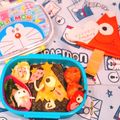 こもも0613's cooksnap of when they made 唐傘オバケ弁当☆雨の日☆キャラ弁☆簡単.