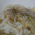 nofuxx's cooksnap of when they made 白菜だけでもウマウマ塩焼きうどん.