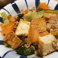 ぽすこ＊'s cooksnap of when they made 厚揚げと豚挽肉チンゲン菜のオイスター炒め.