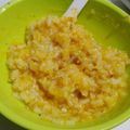 4double5's cooksnap of when they made 【離乳食中期】しらすとかぼちゃのお粥.