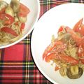 ☆yopipi's cooksnap of when they made きのことパプリカのバター醤油炒め.