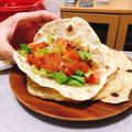 おおこうちあすか's cooksnap of when they made 皮も手作り♪おウチでタコス！！.
