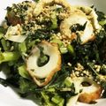 Muffin33's cooksnap of when they made 大根の葉が副菜に！簡単ごま油炒め.