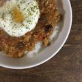 カズ形33's cooksnap of when they made レーズンキーマカレー.