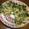 ちーかも's cooksnap of when they made ♡子供が大好き水菜チーズちぢみ♡.