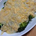 ナーちゃん's cooksnap of when they made 簡単！ブロッコリーのふわ卵しらす掛け.