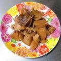 K0A9O0R8U♪'s cooksnap of when they made 和味☆大根と鶏肉のてり煮.