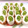 こはる・▽・'s cooksnap of when they made お弁当に♪ちくわきゅうり.