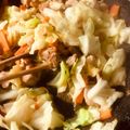 chicappe's cooksnap of when they made 鶏肉とキャベツのマヨポン炒め.