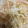 んりおか's cooksnap of when they made 旦那さん絶賛♪もやしのナムル.