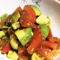 クックKC557C☆'s cooksnap of when they made アボカドとトマトのワサビ醤油和え.
