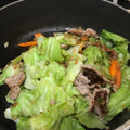 micham's cooksnap of when they made 豚ひき肉とキャベツの味噌炒め.