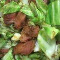 kona8's cooksnap of when they made キャベツとウインナーのカレー炒め.