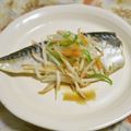 mmameco's cooksnap of when they made 塩サバの野菜蒸し.