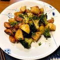 ままゆ。's cooksnap of when they made ★ブロッコリーじゃが芋ウインナー炒め☆.