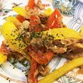 のらむーちょ's cooksnap of when they made パプリカとツナのナンプラー炒め.